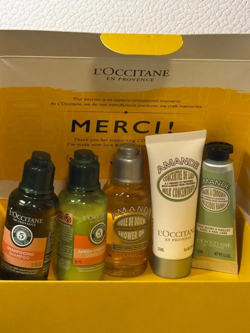 L'Occitane En Provence Gift Set New In Box 5 Pc Set for Women - NEW in box